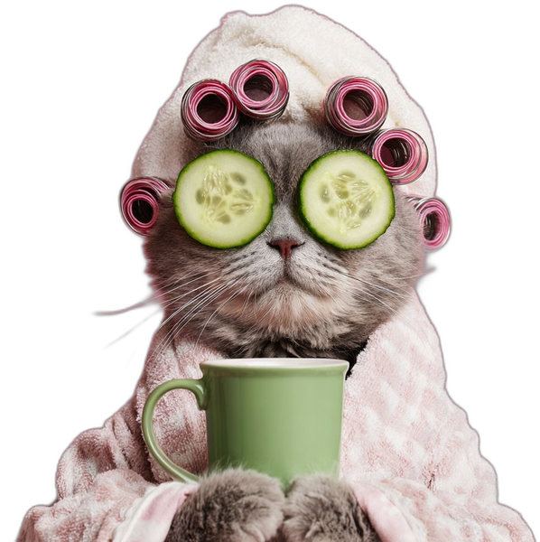 Котик в спа